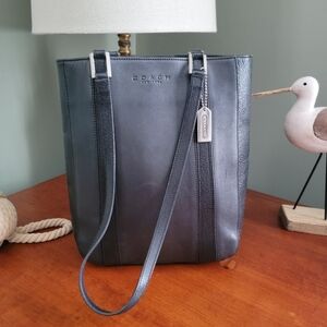 Coach 6706 Bridle Bucket Bag Black Leather Purse Vintage